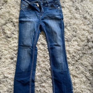 Blue flare wallflower jeans